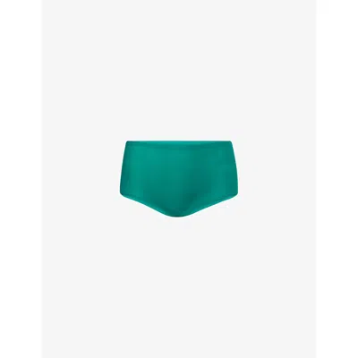 Chantelle Womens Softstretch High-waist Briefs Racing Green