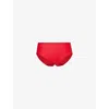 Chantelle Womens Soft Brazilian Stretch-woven Briefs Poppy Red In Poppy Red