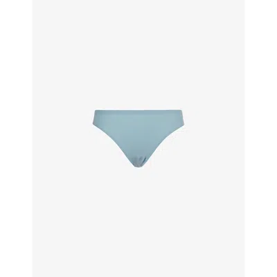 Chantelle Womens Soft String Stretch-woven Thong Peacock Green
