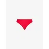 Chantelle Womens Soft String Stretch-woven Thong Poppy Red In Poppy Red