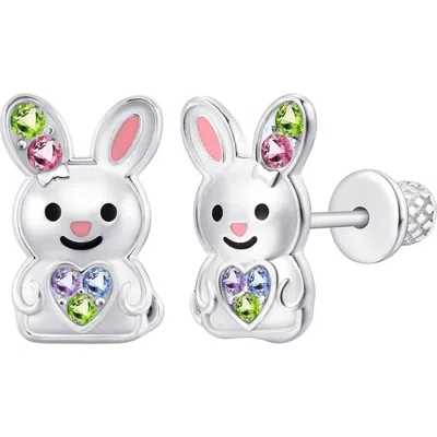 Chanteur Kids' Bunny Stud Earrings In Orange