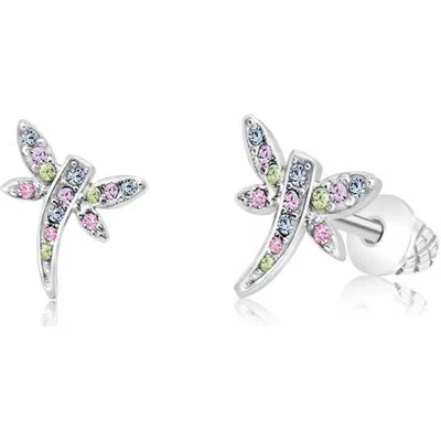 Chanteur Kids' Dragonfly Stud Earrings In Metallic