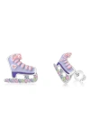 Chanteur Kids' Ice Skate Earrings In Blue