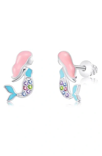 Chanteur Kids' Mermaid Stud Earrings In Metallic