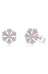 Chanteur Kids' Snowflake Stud Earrings In Multi