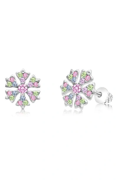 Chanteur Kids' Snowflake Stud Earrings In Multi
