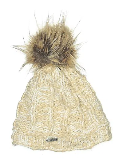 Pre-owned Chaos Beanie Hat In Tan