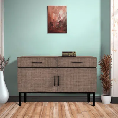 Chapel Hill Accent Cabinet Ub/dr In Brown