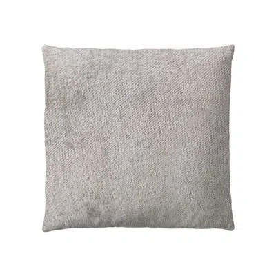 Chapel Hill Ava Solid Square Throw Pillow With Removable Cover In Light Gray