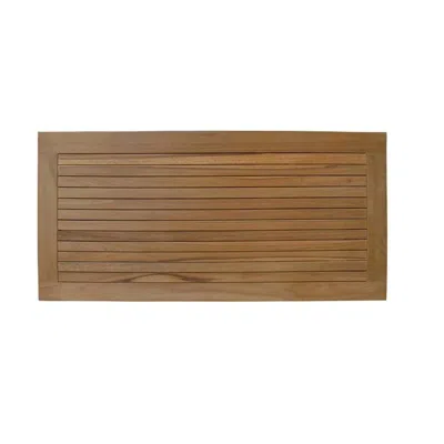 Chapman Shower Mat Rectangular In Brown