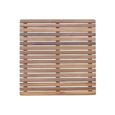 Chapman Square Shower Mat In Brown