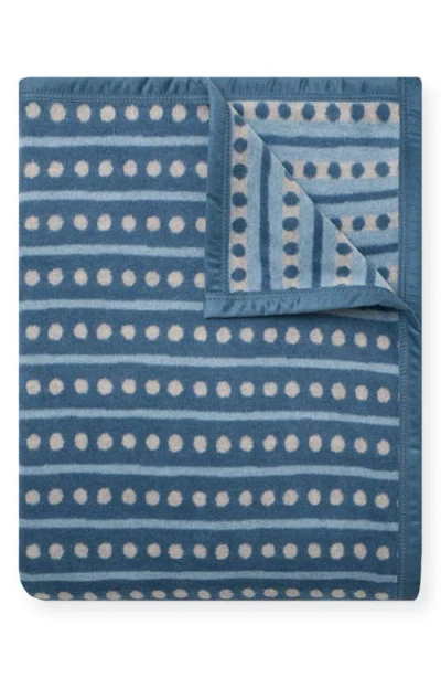 Chappywrap Beach Pebble Cornflower Blanket In Blue