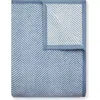 Chappywrap Harborview Herringbone Throw Blanket In Blue