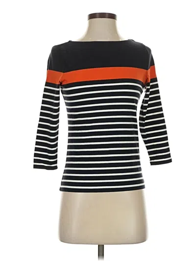 Pre-owned Chaps 3/4 Sleeve T-shirt In Orange