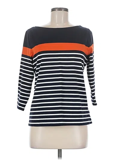 Pre-owned Chaps 3/4 Sleeve T-shirt In Orange