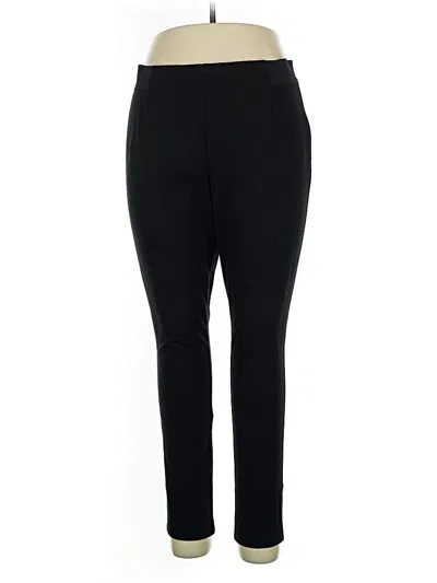 Pre-owned Chaps Active Pants In Black