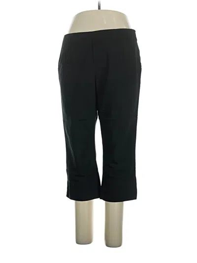 Pre-owned Chaps Active Pants In Black