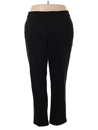 Pre-owned Chaps Active Pants In Black