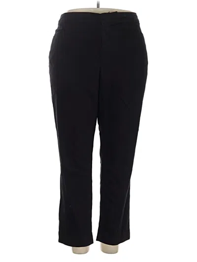 Pre-owned Chaps Active Pants In Black