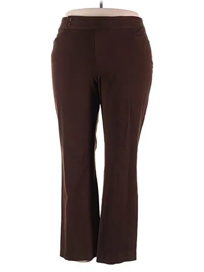 Pre-owned Chaps Active Pants In Brown