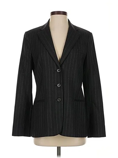 Pre-owned Chaps Blazer Jacket In Black