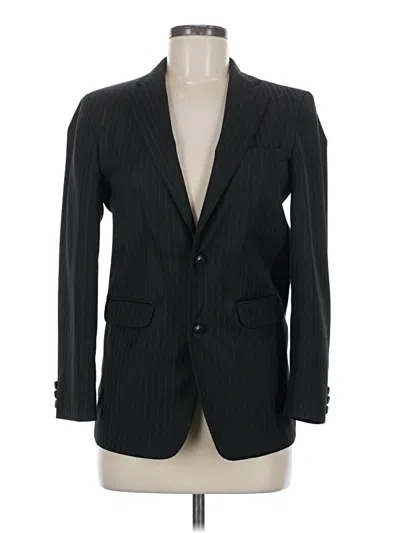 Pre-owned Chaps Blazer Jacket In Black