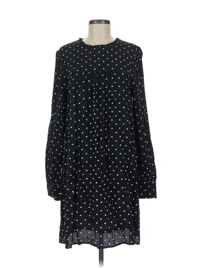 Pre-owned Chaps Casual Dress In Black