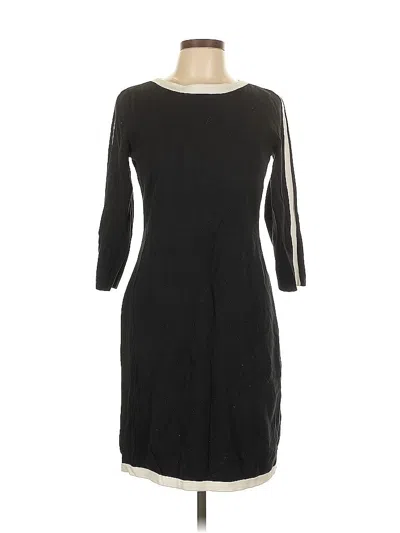 Pre-owned Chaps Casual Dress In Black
