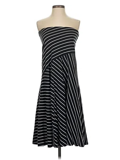 Pre-owned Chaps Casual Dress In Black