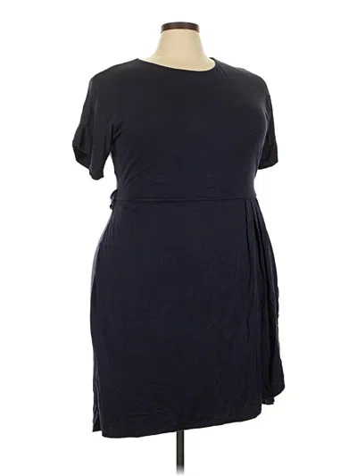 Pre-owned Chaps Casual Dress In Black