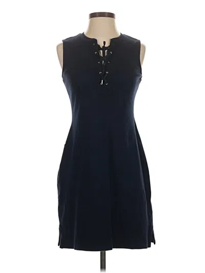 Pre-owned Chaps Casual Dress In Black