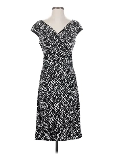 Pre-owned Chaps Casual Dress In Black