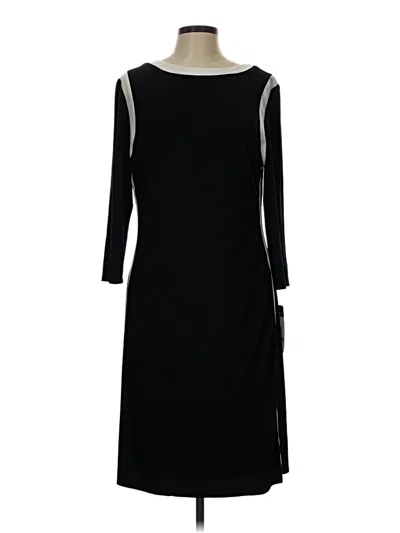 Pre-owned Chaps Casual Dress In Black