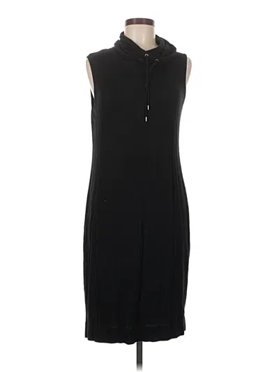 Pre-owned Chaps Casual Dress In Black