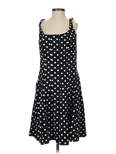 Pre-owned Chaps Casual Dress In Black