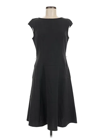 Pre-owned Chaps Casual Dress In Black