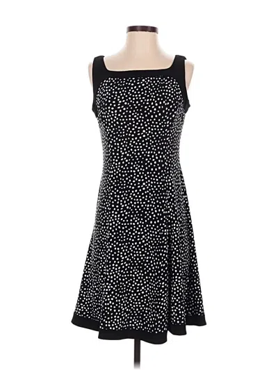 Pre-owned Chaps Casual Dress In Black