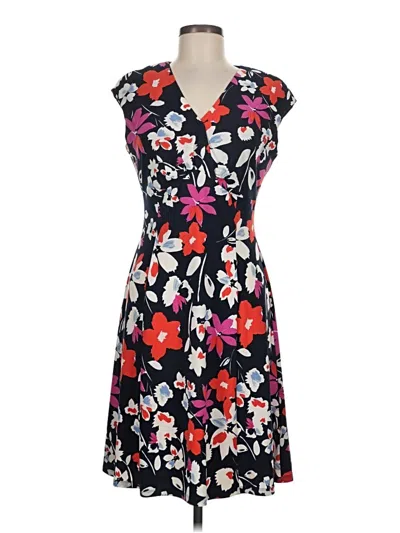 Pre-owned Chaps Casual Dress In Black