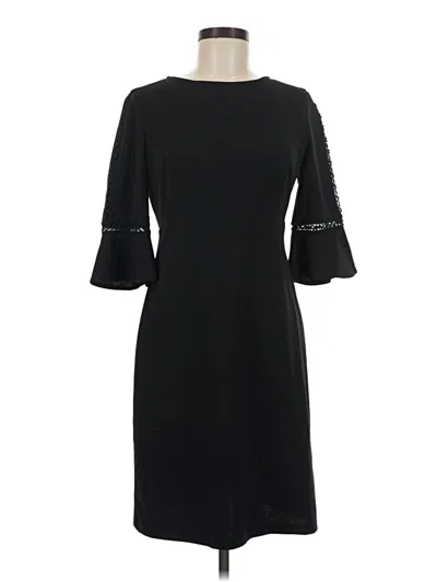 Pre-owned Chaps Casual Dress In Black
