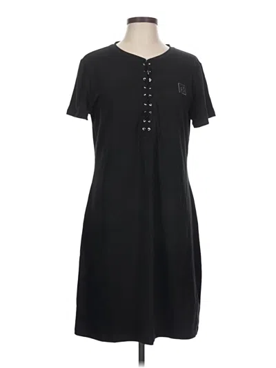 Pre-owned Chaps Casual Dress In Black