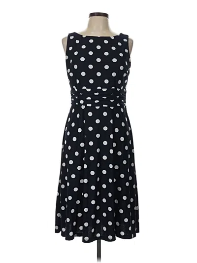 Pre-owned Chaps Casual Dress In Black