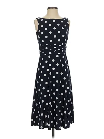 Pre-owned Chaps Casual Dress In Black