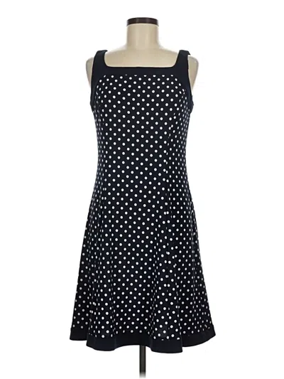 Pre-owned Chaps Casual Dress In Black
