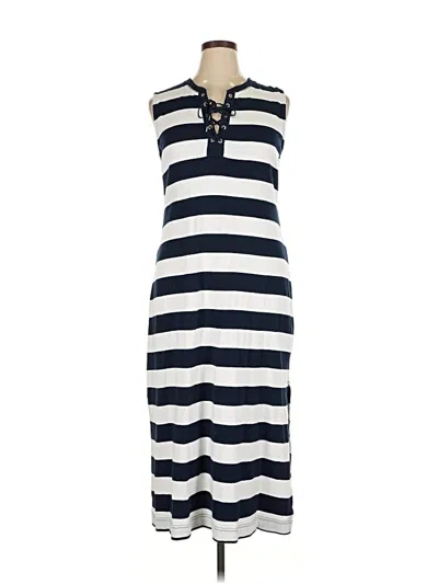 Pre-owned Chaps Casual Dress In Blue