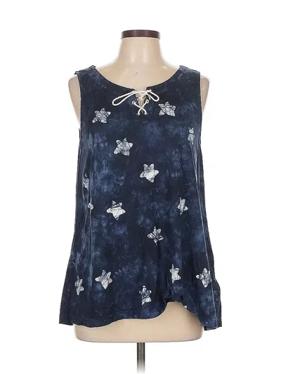 Pre-owned Chaps Casual Dress In Blue