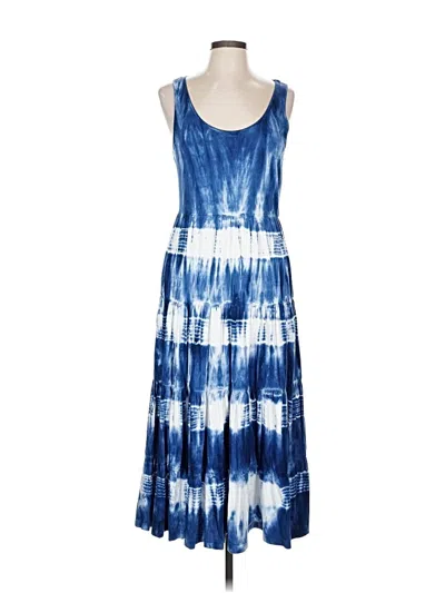 Pre-owned Chaps Casual Dress In Blue