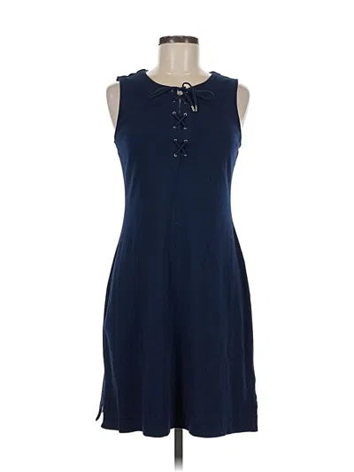 Pre-owned Chaps Casual Dress In Blue