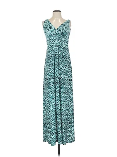 Pre-owned Chaps Casual Dress In Blue