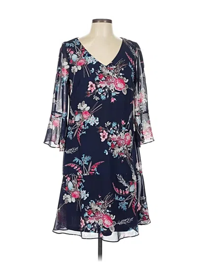 Pre-owned Chaps Casual Dress In Blue