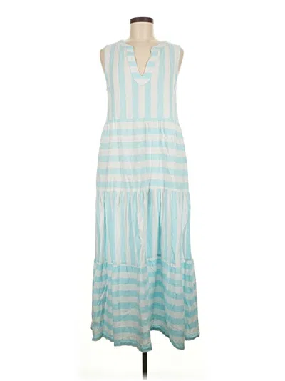 Pre-owned Chaps Casual Dress In Blue